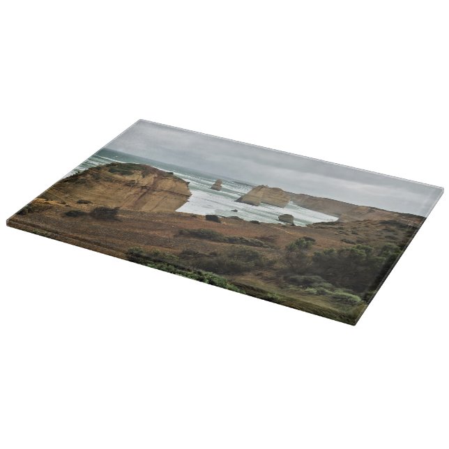 Waves Against Time – Great Ocean Road Cutting Board (Corner)