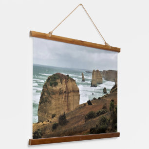 Waves Against Time – Great Ocean Road Hanging Tapestry