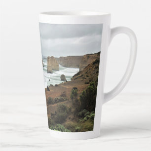 Waves Against Time – Great Ocean Road Latte Mug