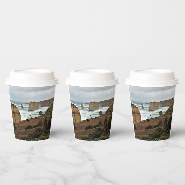 Waves Against Time – Great Ocean Road Paper Cups (Multi)