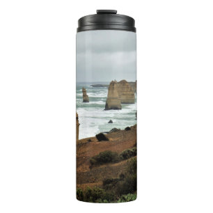 Waves Against Time – Great Ocean Road Thermal Tumbler