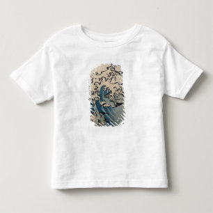 Waves and Birds, c.1825 (colour woodblock print) Toddler T-Shirt