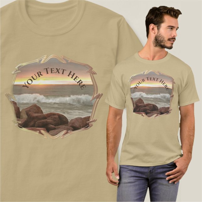 Waves and Boulders 0893 T-Shirt (Creator Uploaded)