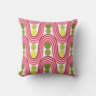 Waves and Circles Cushion