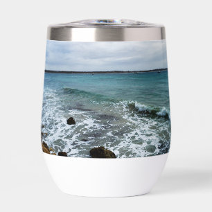 Waves And Fishing Boats On The Ocean, 