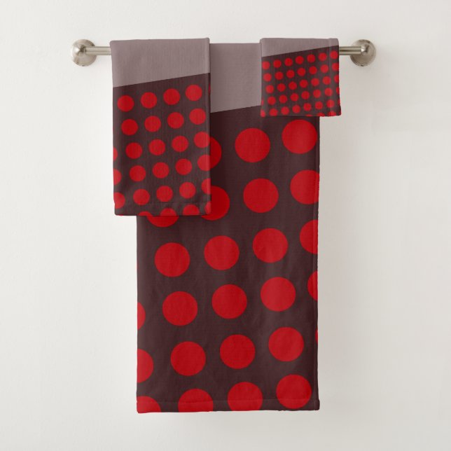 Waves and Rain  Bath Towel Set (Insitu)