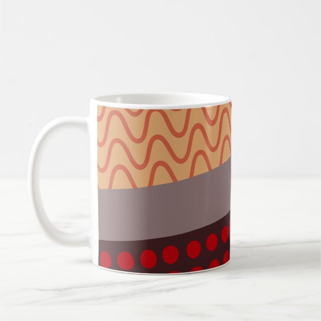 Waves and Rain  Coffee Mug (Left)