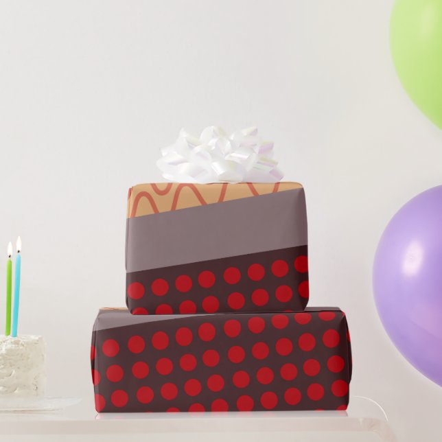 Waves and Rain  Wrapping Paper (Party Gifts)