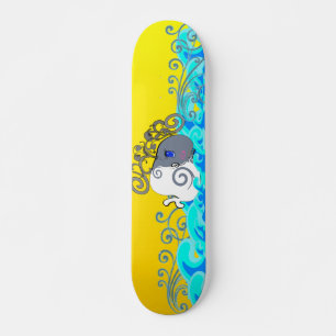 Waves And Whales - Skateboard