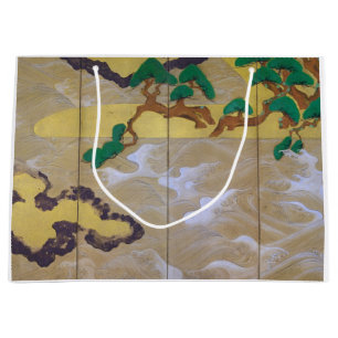Waves at Matsushima (Right), Tawaraya Sotatsu Large Gift Bag