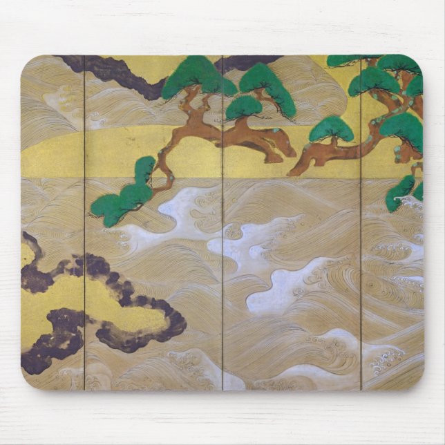 Waves at Matsushima (Right), Tawaraya Sotatsu Mouse Pad (Front)