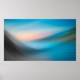 Waves background template abstract poster