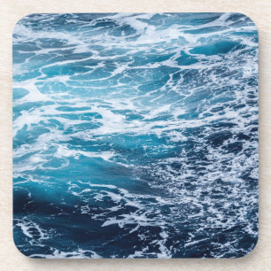 Waves Blue Ocean Summer Beach Coaster