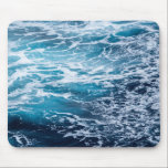 Waves Blue Ocean Summer Beach Mouse Pad<br><div class="desc">Waves of blue with white foam on a sunny Summer day.  Perfect to remind you of the wonderful sounds and smells of beach life... even when you are not there.</div>