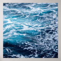 Waves Blue Ocean Summer Beach