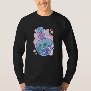 Waves Bong joint Cat T-Shirt