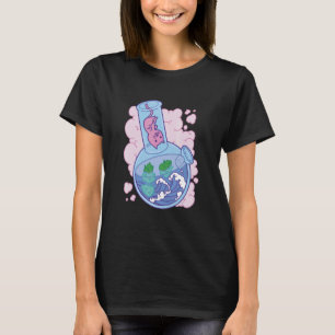 Waves Bong joint Cat T-Shirt