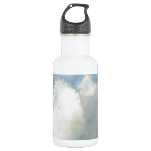 Waves breaking on a volcanic shore 532 ml water bottle