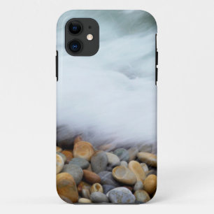 Waves Breaking Onto Pebbles, Tsitsikamma iPhone 11 Case