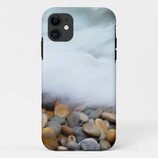 Waves Breaking Onto Pebbles, Tsitsikamma Case-Mate iPhone Case (Back)