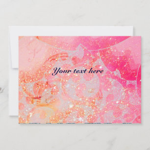 WAVES , bright red violet blue pink gold sparkles