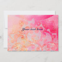WAVES , bright red violet blue pink gold sparkles