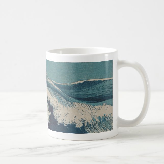 Waves by Konen Uehara Coffee Mug (Right)