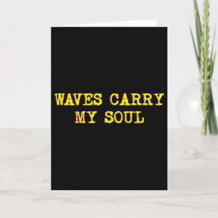 Waves Carry My Soul Mindfulness Meditation Inner P Card