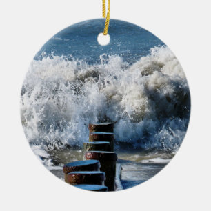 WAVES CERAMIC ORNAMENT