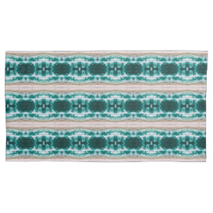 Waves crashing on a sandy beach small pattern pillowcase
