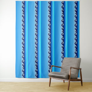 Waves Extra Large Tapestry 88" x 104"
