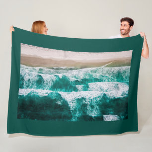 Waves Fleece Blanket
