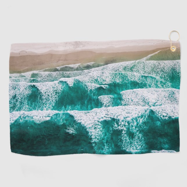 Waves Golf Towel (Horizontal)