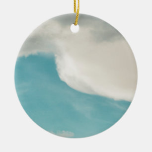 waves in all ways ceramic ornament