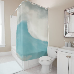 waves in all ways shower curtain