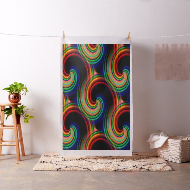 Waves in colours.... fabric (In Situ)