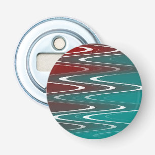 Waves in white bottle opener