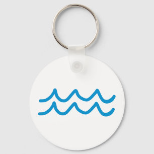 Waves Key Ring