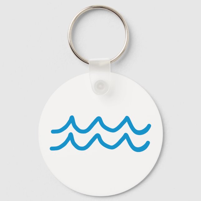Waves Key Ring (Front)