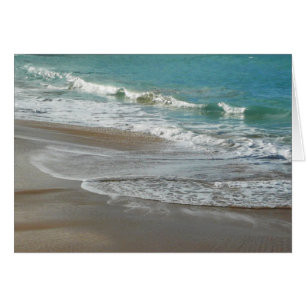 Waves Lapping on the Beach Turquoise Blue Ocean