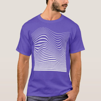 waves lines design T-Shirt