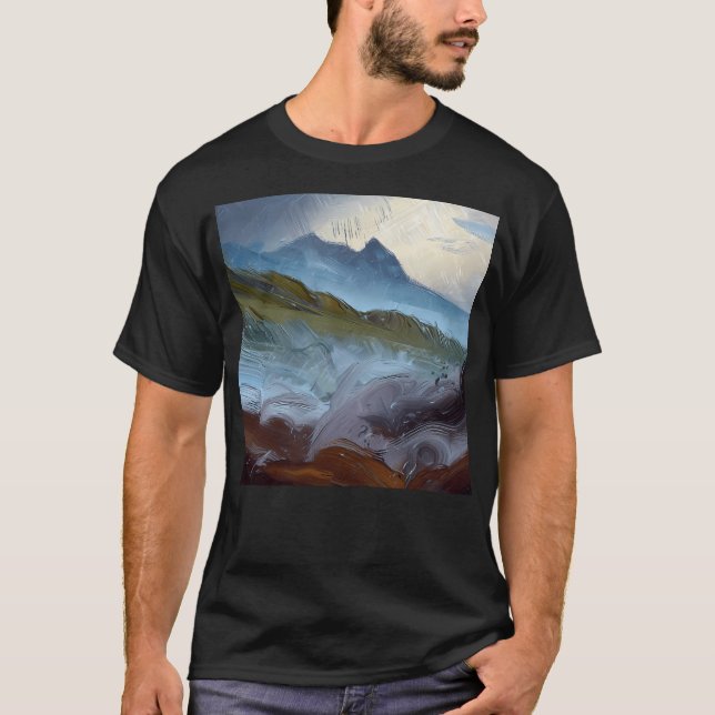 Waves Long T-Shirt (Front)