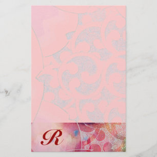 WAVES Monogram Stationery