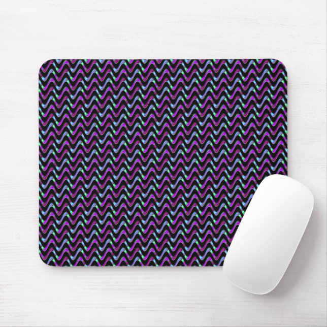 Waves...... Mouse Pad (With Mouse)