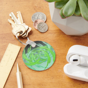 Waves n Swirls Key Ring