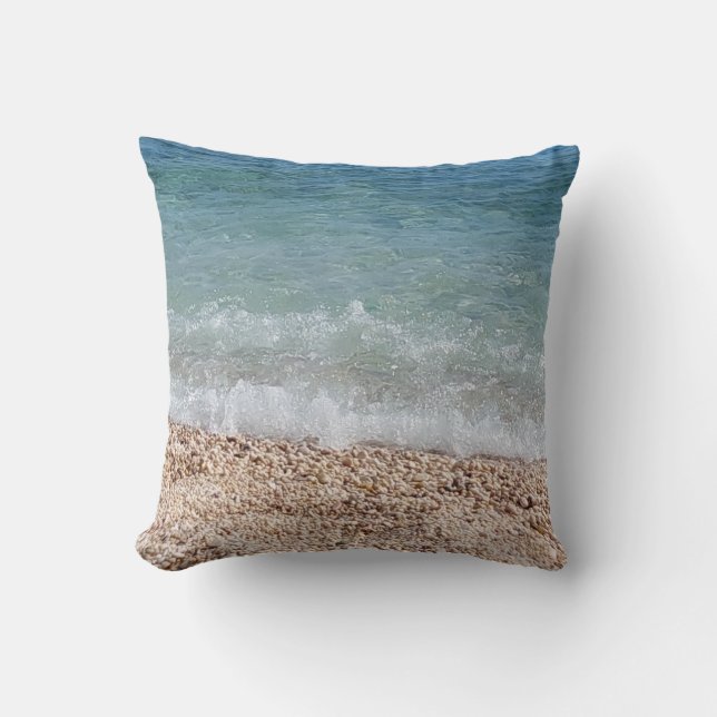 Waves Nature Photography Cushion (Front)