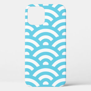 Waves ocean blue texture iPhone 12 case