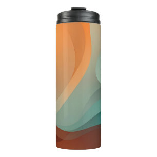Waves of Color Thermal Tumbler