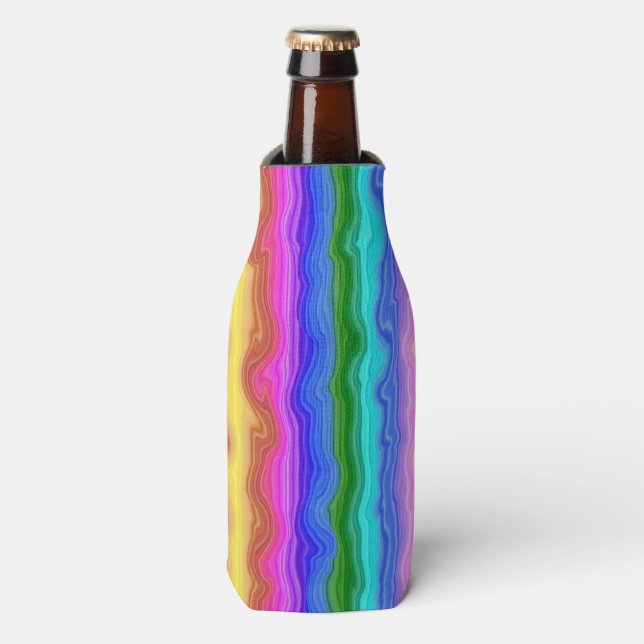 Waves of Colour Bottle Cooler (Bottle Front)