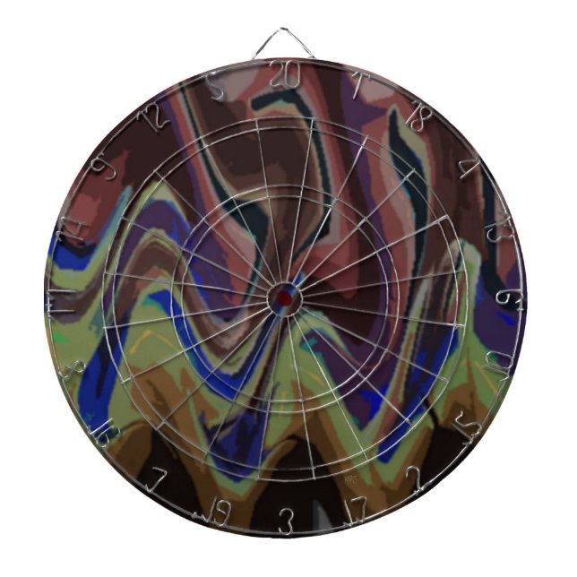 Waves of Colours Dartboard (Front)
